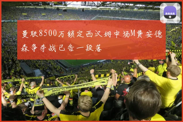 曼联8500万锁定西汉姆中场M费安德森争夺战已告一段落